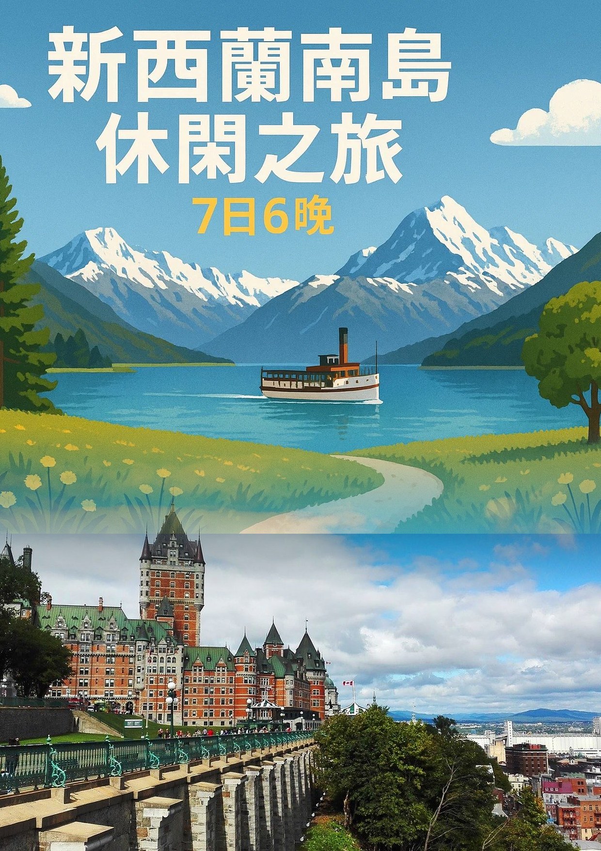2026年新西兰南岛休闲之旅 7日6晚 | 新联华假期