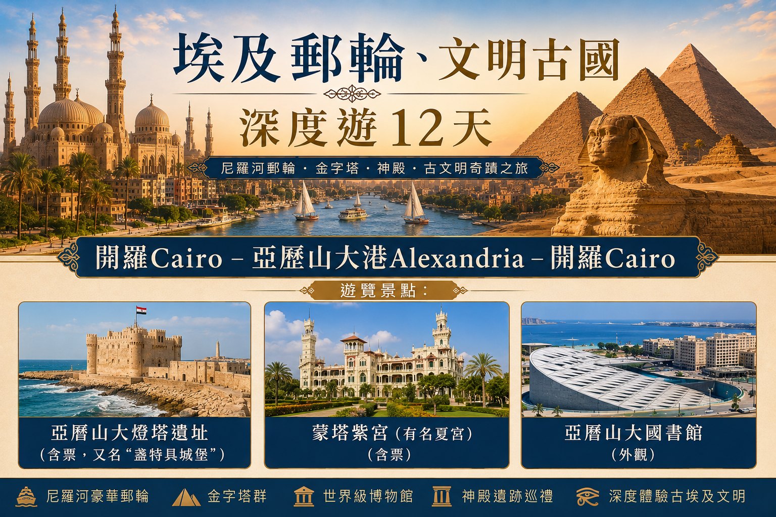 开罗 Cairo – 亚历山大港 A
